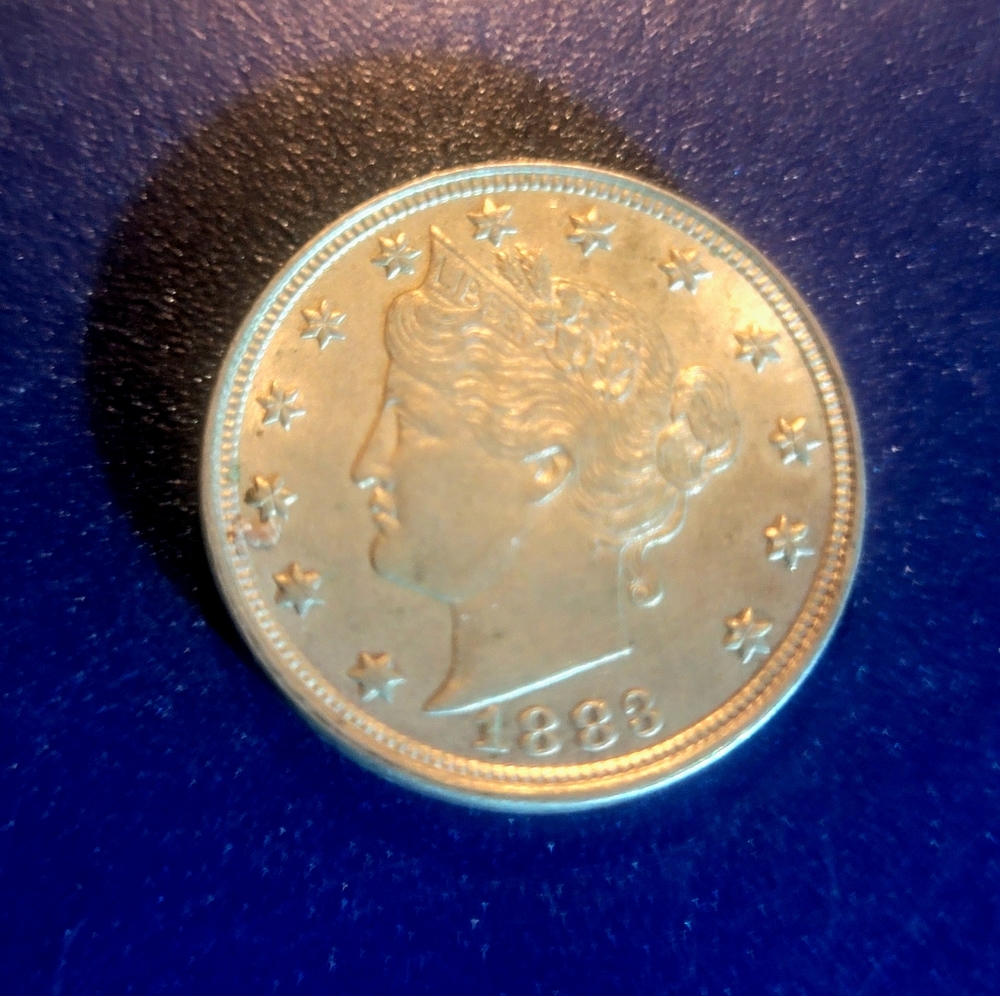 1883 "no cents" Liberty Nickel Great Shape!
